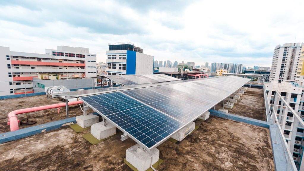 Solar Panels at 71 Geylang