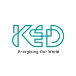 KED Energising Our World logo design concept.
