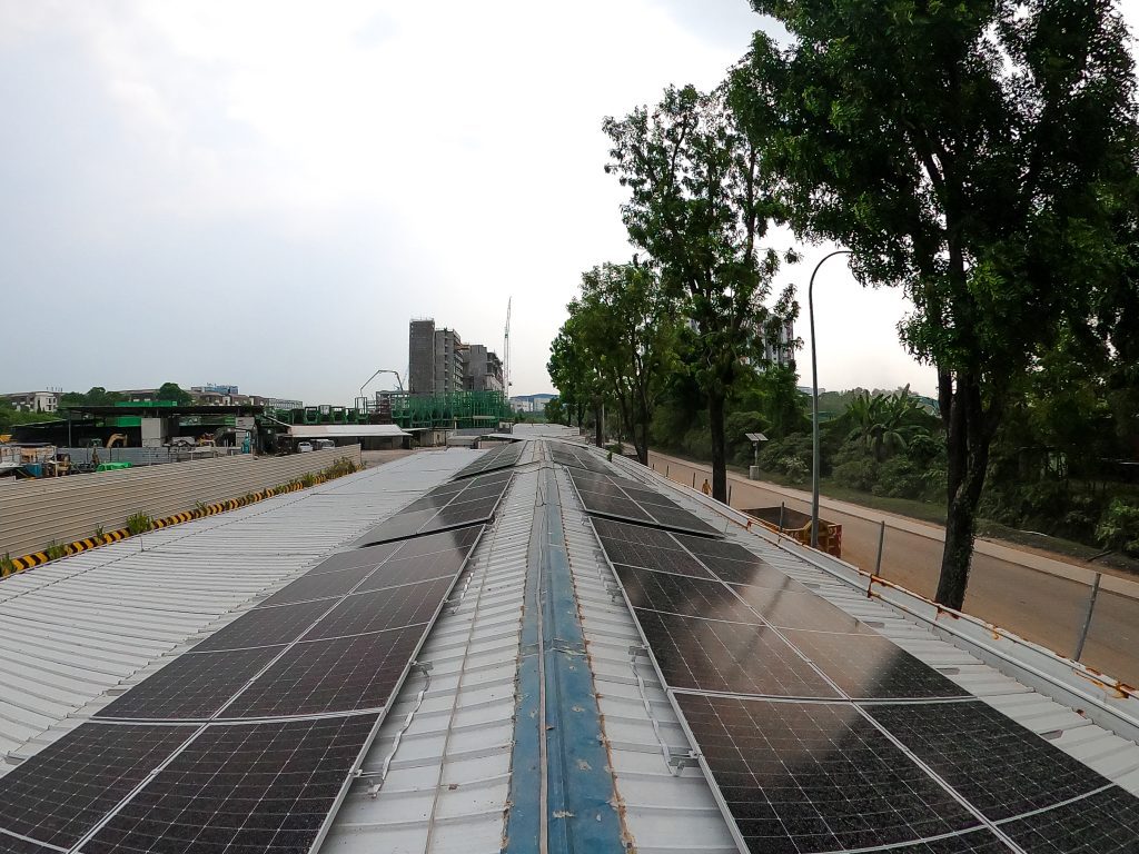 Jalan Papan Construction Site solar panel