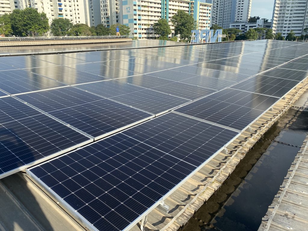Overview of Solar Panels at 39 & 41 Kallang Place