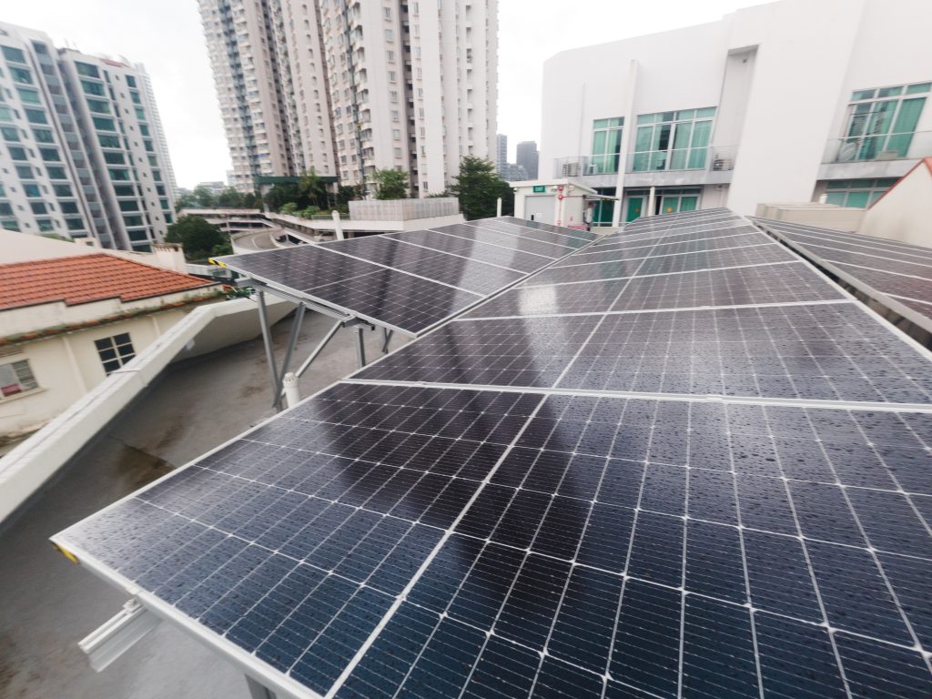 Solar Panels at 450 Serangoon Rd Solar Panel Rooftop