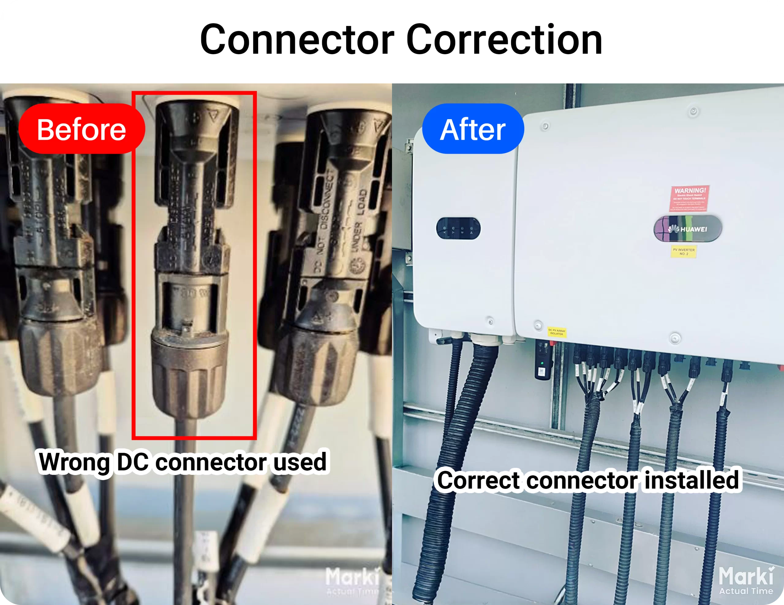 Connector Correction