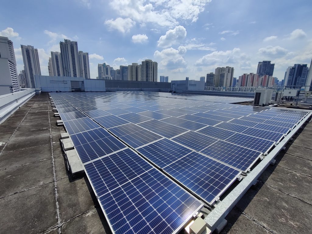 5 Toa Payoh West Rooftop with Solar Panels