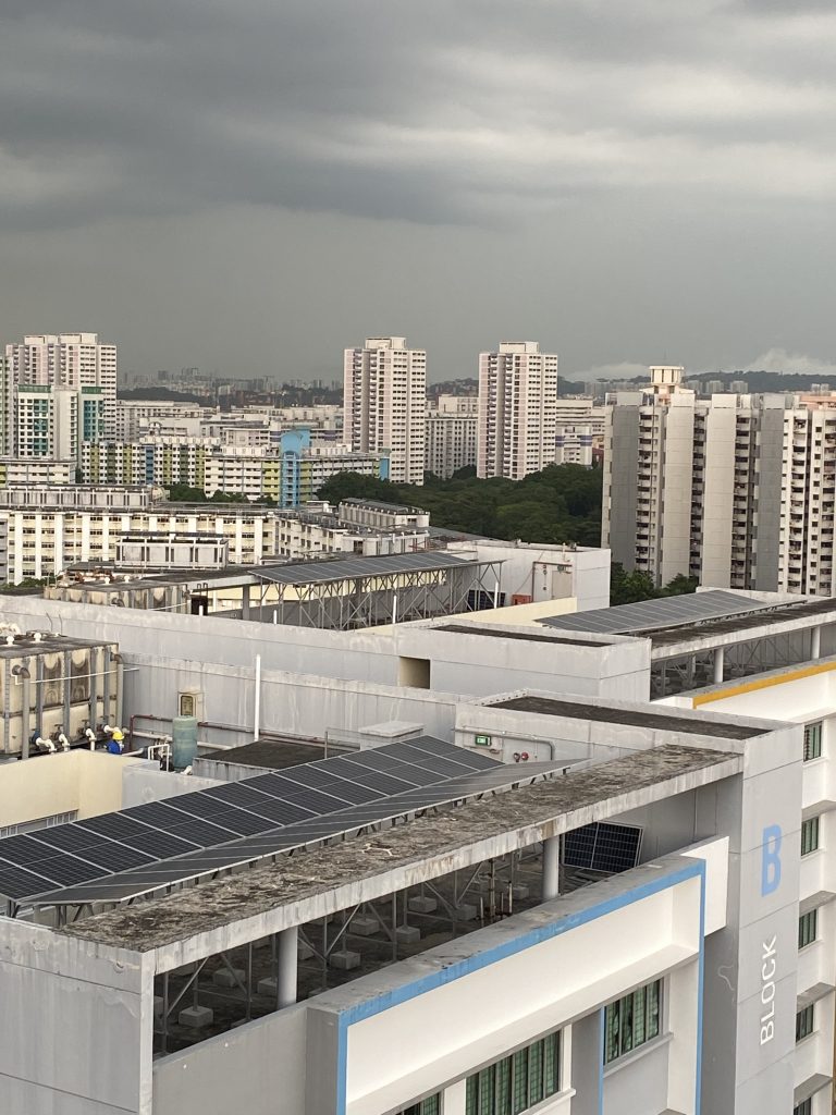 Solar panels at 31 Boon Lay Drive