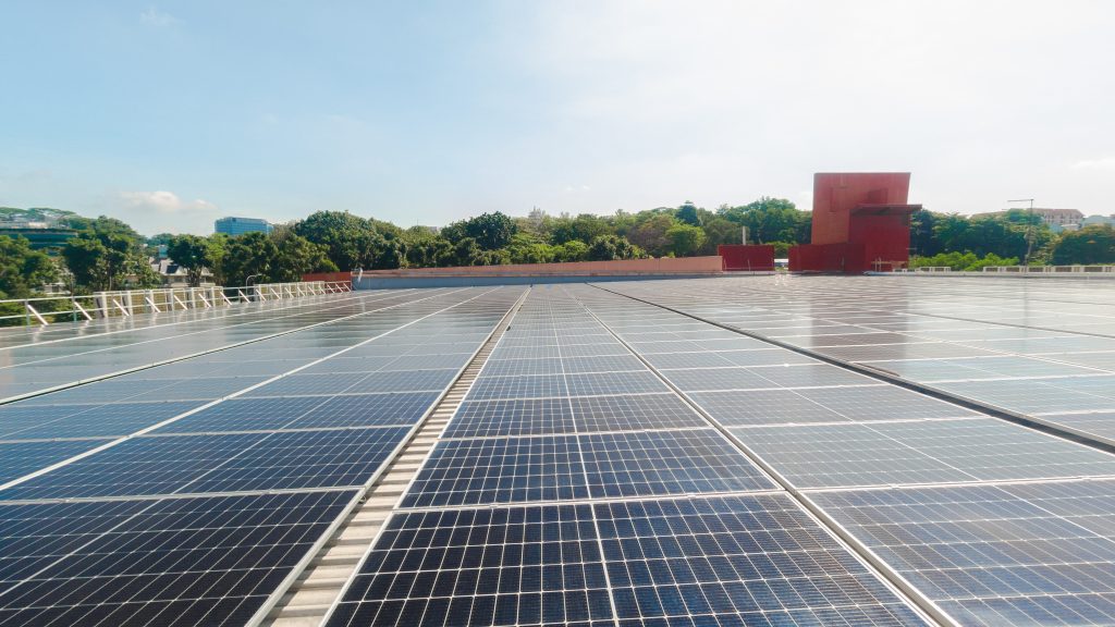 solar panels at 27 west coast highway roof tile installation