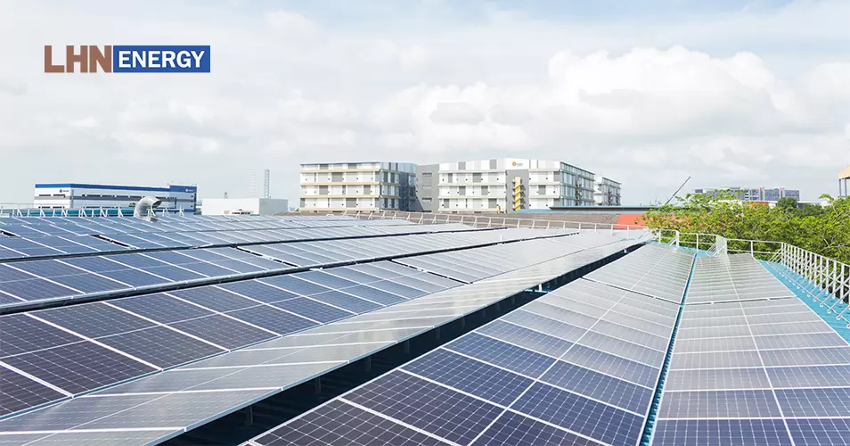 Installing solar panels to meet sustainability goals