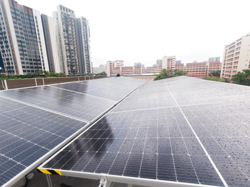 Overview of Solar Panels at 450 Serangoon Rd