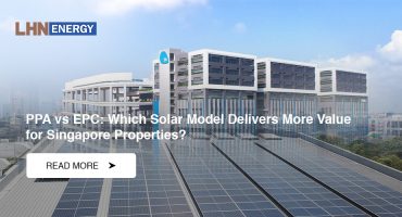 Solar panels installed on a Singapore property rooftop.