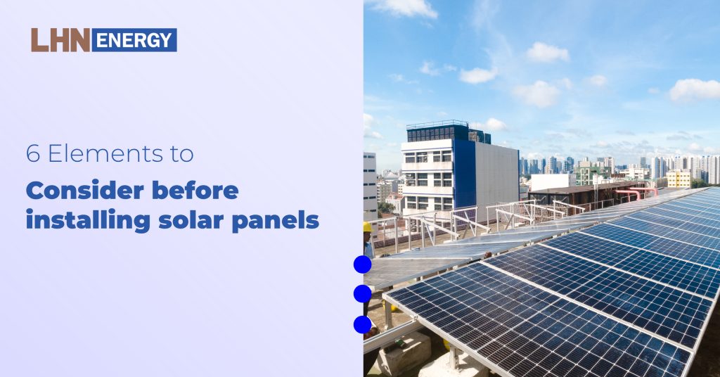 Things to be considered before installing solar panels
